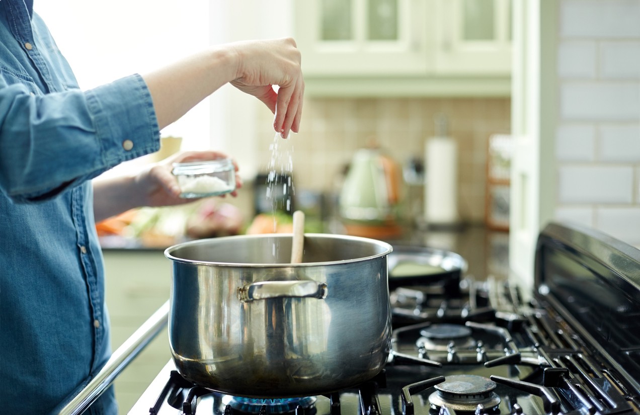 Cooking with salt