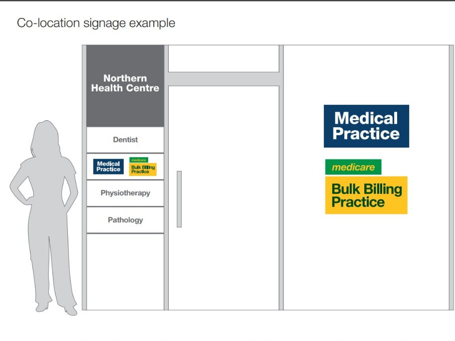 Example of external advertising from the Department of Health, Disability and Ageing guidance.