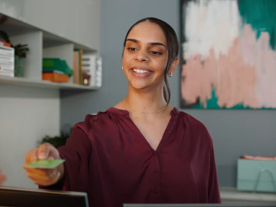 A screenshot from the Federal Government's Medicare ad.