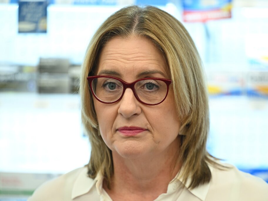 Jacinta Allan. AAP.