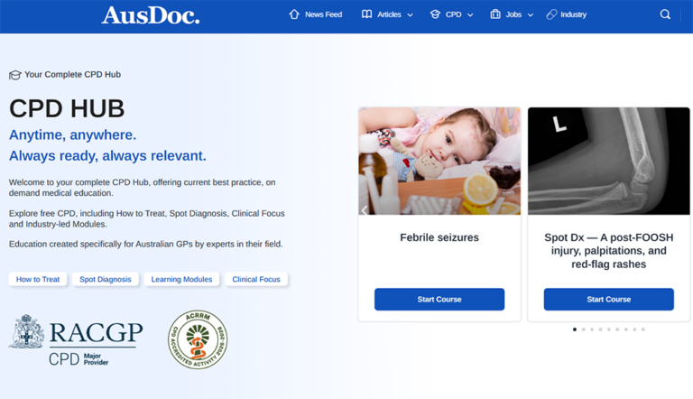 Welcome to AusDoc's new CPD Hub | AusDoc